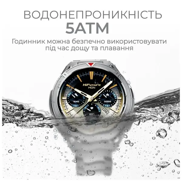 Смарт-годинник HiFuture active silver (active.silver)