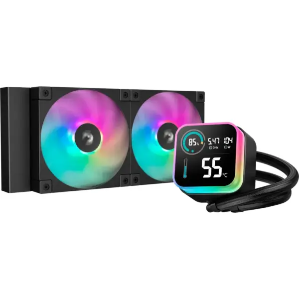 Система рідинного охолодження Deepcool LQ240 Black (R-LQ240-BKLSMW-G-1)