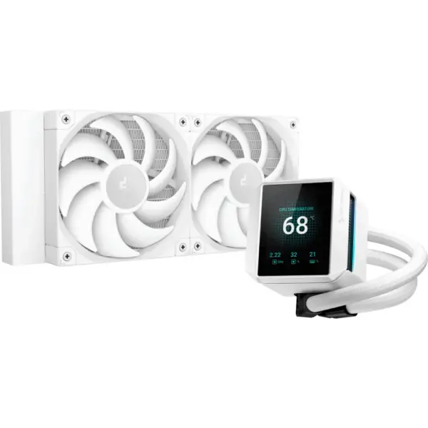 Система рідинного охолодження Deepcool Mystique 240 White (R-LX240-WHDSNMP-G-1)