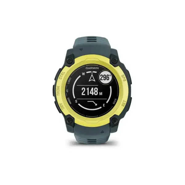 Смарт-годинник Garmin Instinct E, 40 mm, Electric Lime Bezel w/ Twilight Band, GPS смарт-годинник (010-02932-01)