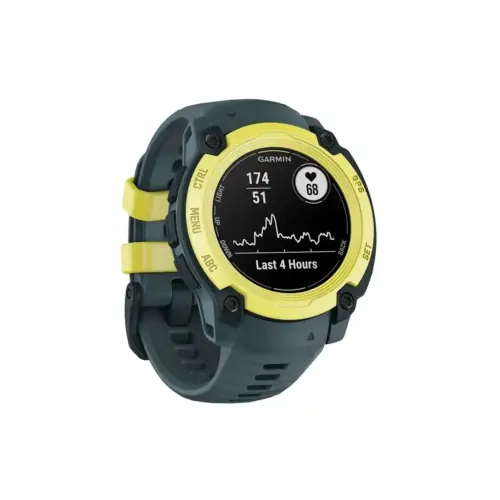 Смарт-годинник Garmin Instinct E, 40 mm, Electric Lime Bezel w/ Twilight Band, GPS смарт-годинник (010-02932-01)