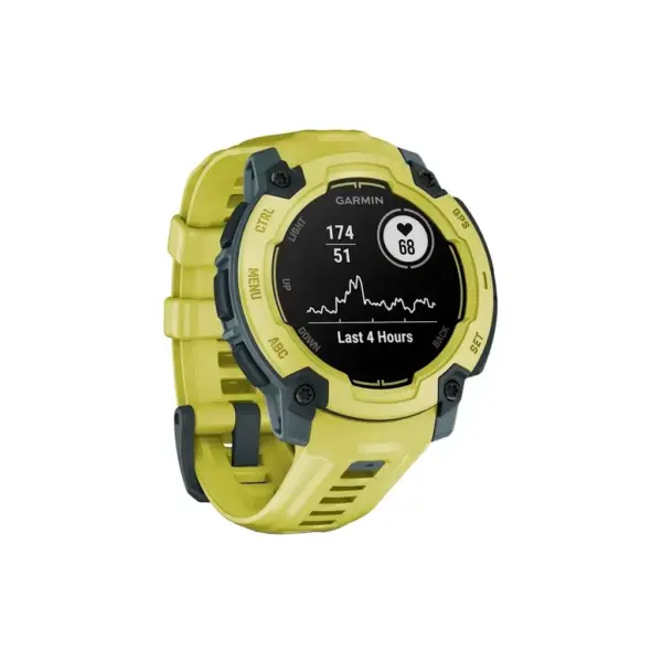 Смарт-годинник Garmin Instinct E, 45 mm, ElectricLimeBezel w/ ElectricLimeBand, GPS смарт-годинник (010-02933-01)