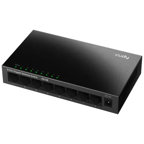 Комутатор мережевий Cudy GS108 Комутатор мережевий Cudy GS108