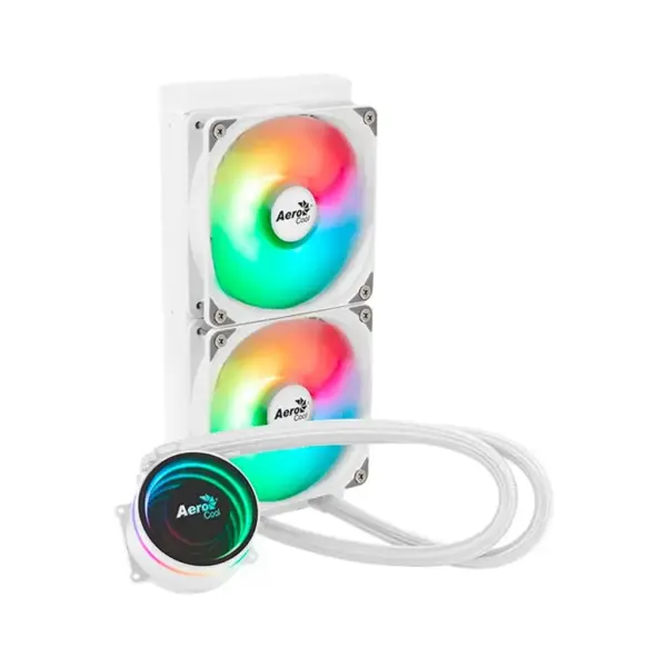 Система рідинного охолодження AeroCool Oasis L240 White (ACLA-OA24117.21)