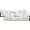 Модуль пам'яті для комп'ютера DDR5 48GB (2x24GB) 8000 MHz Renegade White/Silver Kingston Fury (ex.HyperX) (KF580C38RWK2-48)