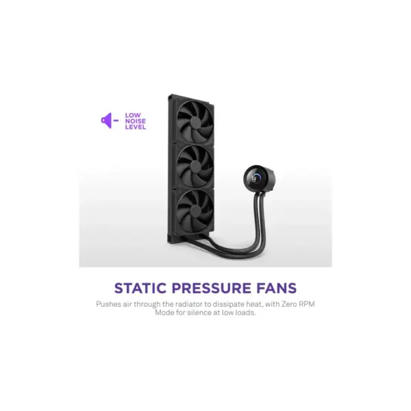 Система рідинного охолодження NZXT Kraken Plus V2 360mm AIO liquid cooler w/Displ (RL-KN360-B2)