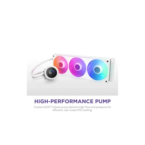 Система рідинного охолодження NZXT Kraken Plus RGB V2-360 mm AIO liquid cooler Wh (RL-KR360-W2) Система рідинного охолодження NZXT Kraken Plus RGB V2-360 mm AIO liquid cooler Wh (RL-KR360-W2)
