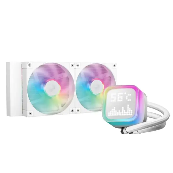 Система рідинного охолодження Deepcool LP240 ARGB White (R-LP240-WHMSMC-G-1) Система рідинного охолодження Deepcool LP240 ARGB White (R-LP240-WHMSMC-G-1)