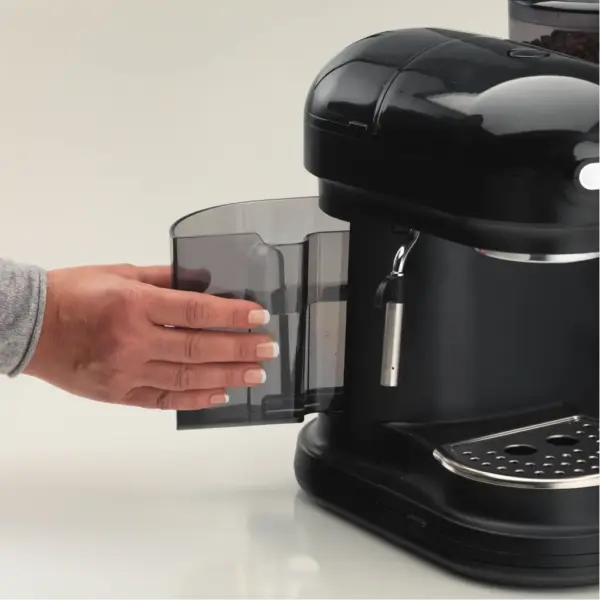 Ріжкова кавоварка еспресо Ariete 1318 Espresso Moderna Black (00M131802AR0)