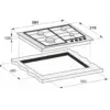 Варочна поверхня PRIME Technics PGH 50043 FGBC Варочна поверхня PRIME Technics PGH 50043 FGBC