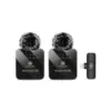 Мікрофон Puluz для iPhone/iPad 8-контактний приймач і два мікрофони Black (PU647B)