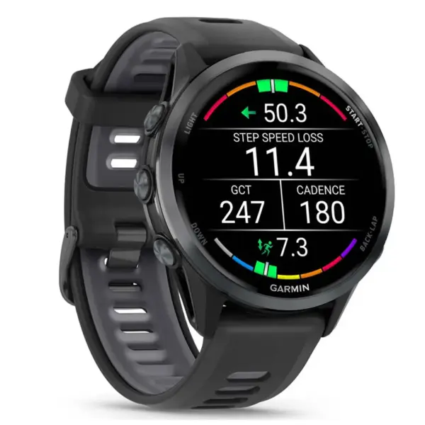 Смарт-годинник Garmin Forerunner 970, Black/Amp Yellow, GPS (010-02969-10)