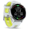 Смарт-годинник Garmin Forerunner 970, Whitestone/Amp Yellow, GPS (010-02969-11)