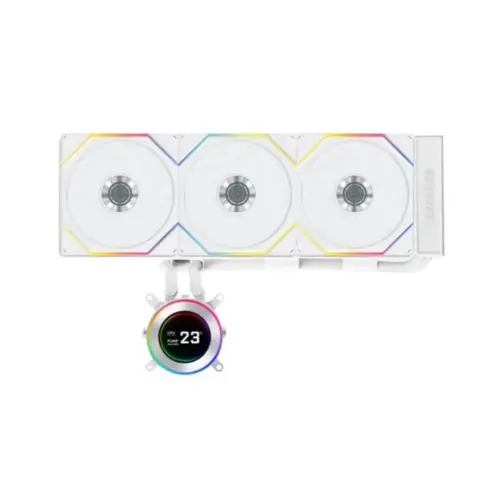 Система рідинного охолодження Lian Li HydroShift II LCD-C 360TL, White (G89.GHS2LCD36TW.00)