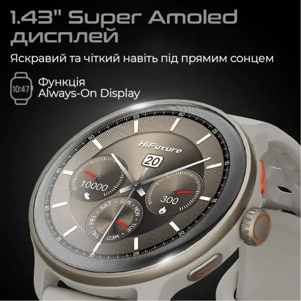 Смарт-годинник HiFuture vela black (vela.black)