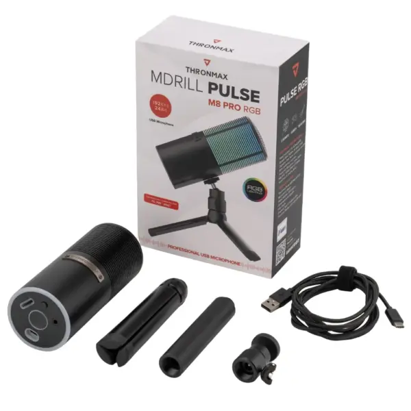 Мікрофон Thronmax PULSE PRO M8P Black (M8PTHRONMAX) Мікрофон Thronmax PULSE PRO M8P Black (M8PTHRONMAX)