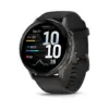 Смарт-годинник Garmin Venu 4 (45mm), Black w/ Slate + Black, GPS смарт-годинник (010-03014-00)
