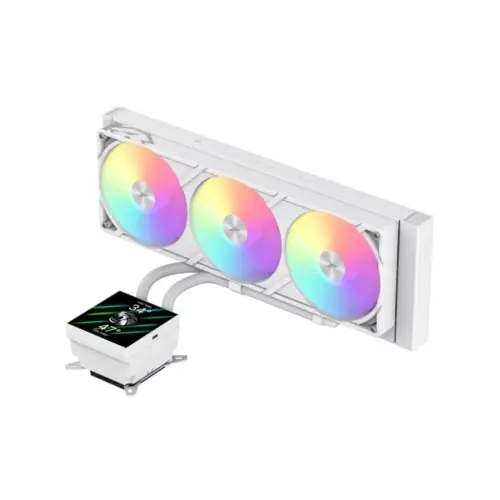 Система рідинного охолодження Gamemax GLACIER 360 LCD WH