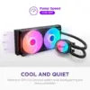 Система рідинного охолодження NZXT Kraken Core 360 Black with RGB fans Single Fra (RL-KR36C-B1)