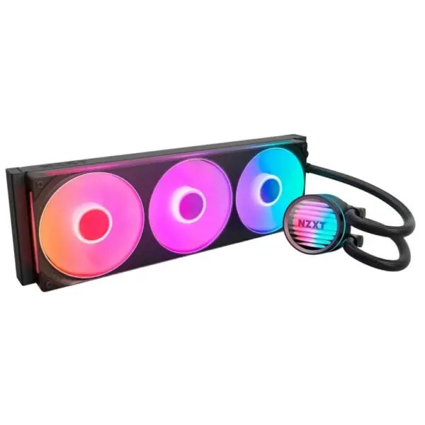 Система рідинного охолодження NZXT Kraken Core 360 Black with RGB fans Single Fra (RL-KR36C-B1)