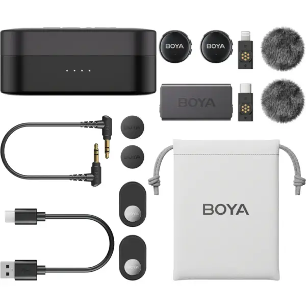 Мікрофон Boya LINK 3-01 Type-C/TRS/Lightning Black (LINK 3-01)