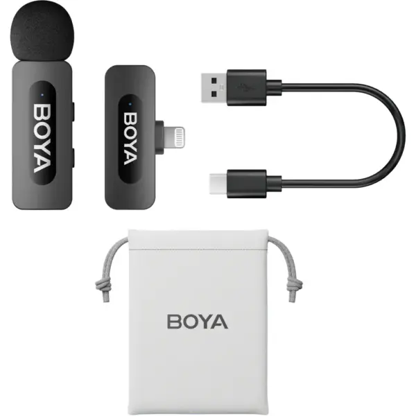 Мікрофон Boya BY-V1 Lightning Black (BY-V1)