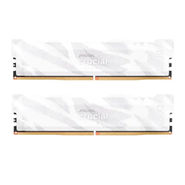 Модуль пам'яті для комп'ютера DDR5 32GB (2x16GB) 6400 MHz Pro Overclocking White Micron (CP2K16G64C32U5W)