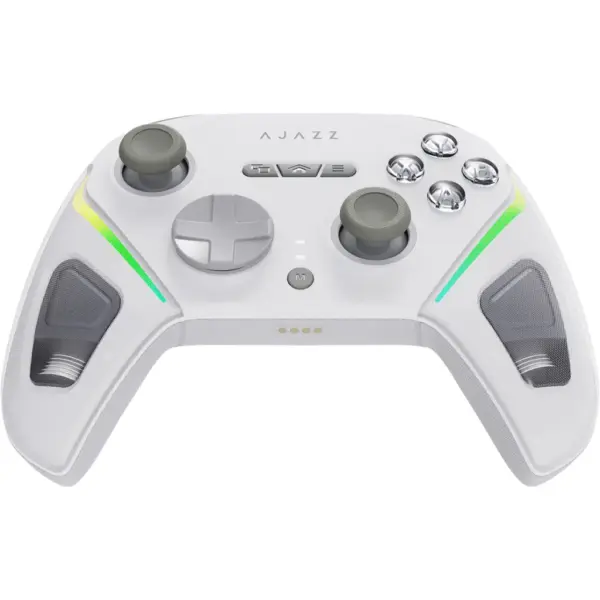 Геймпад Ajazz GP100S 2.4G/BT/USB Switch/PC/iOS/Android RGB White (GP100S-W)