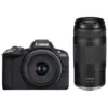 Цифровий фотоапарат Canon EOS R50 + RF-S 18-45 IS STM + RF 75-300 Black (5811C150BA)