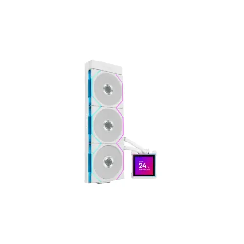 Система рідинного охолодження Lian Li HydroShift II LCD-S 360CL White (G89.GHS2LCDS36CW.00)
