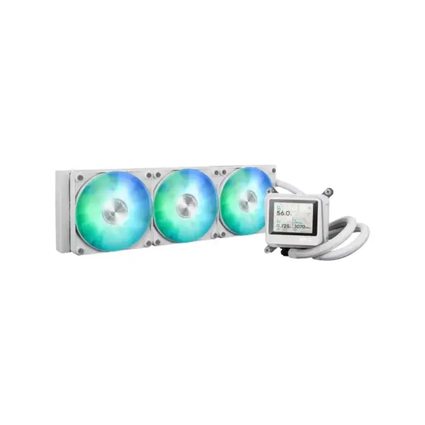 Система рідинного охолодження ASUS Max Gaming LC 360 ARGB LCD White (90RC01G2-B0EAY0)