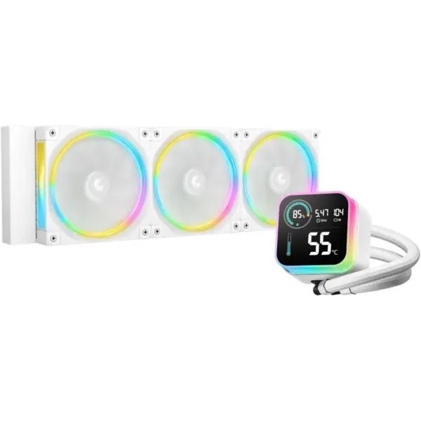 Система рідинного охолодження Deepcool LQ360 Ultra ARGB WH (R-LQ360-WHASMC-G-1)