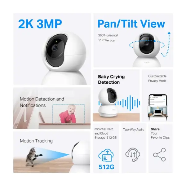 Камера відеоспостереження TP-Link TAPO-C210P2
