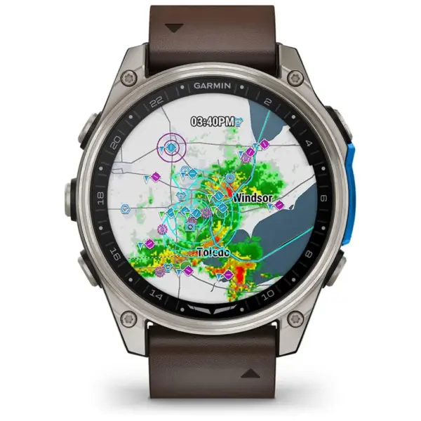 Смарт-годинник Garmin D2 Mach 2, 47mm, Saph, Bare Ti/Blk w/LthrBd, GPS (010-02904-31) Смарт-годинник Garmin D2 Mach 2, 47mm, Saph, Bare Ti/Blk w/LthrBd, GPS (010-02904-31)