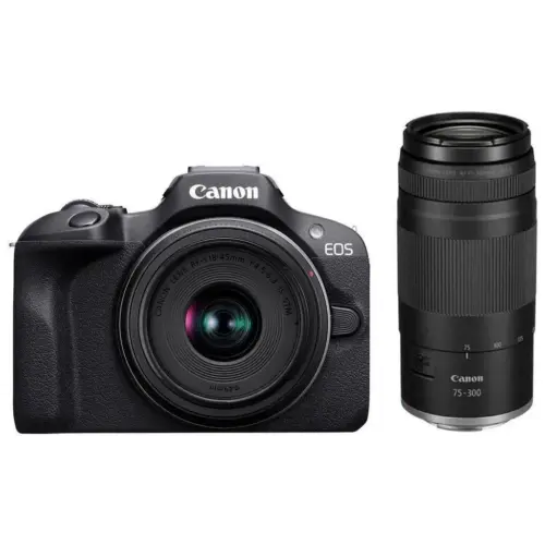 Цифровий фотоапарат Canon EOS R100 + 18-45 IS STM + 75-300 IS STM (6052C121)