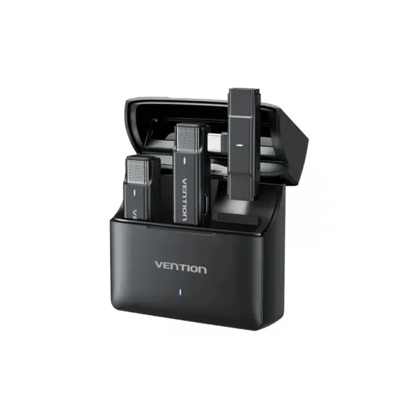 Мікрофон Vention USB-C 2-Pack Wireless Lavalier with Charging Case (NCAB0)
