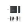 Мікрофон Vention USB-C 2-Pack Wireless Lavalier with Charging Case (NCAB0)