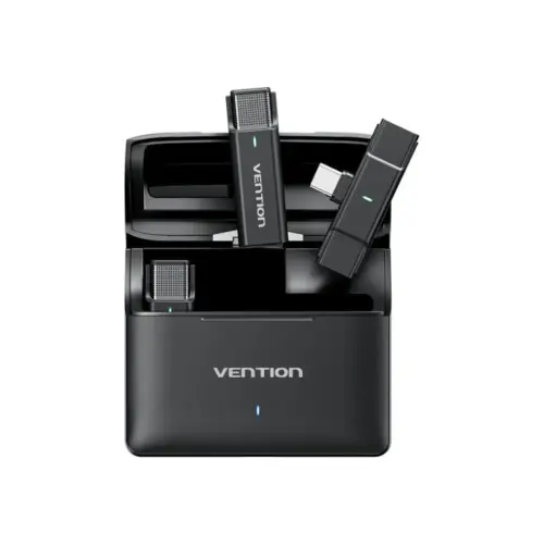 Мікрофон Vention USB-C 2-Pack Wireless Lavalier with Charging Case (NCAB0)