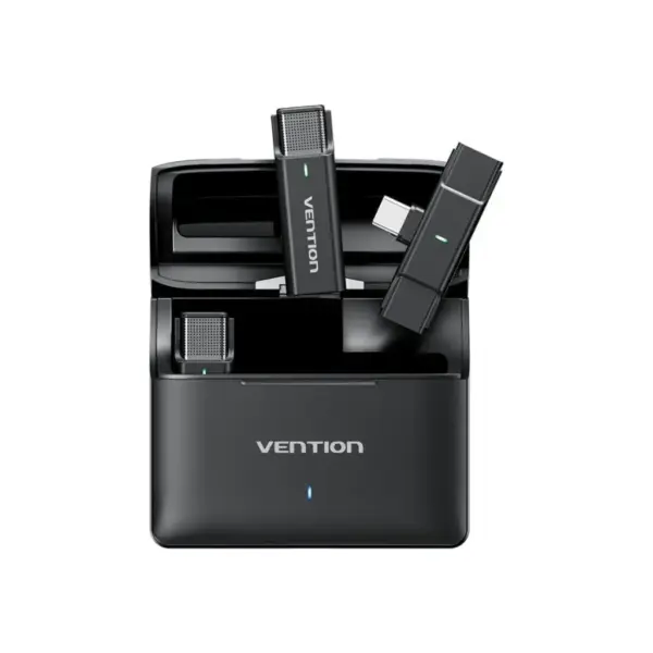 Мікрофон Vention USB-C 2-Pack Wireless Lavalier with Charging Case (NCAB0)