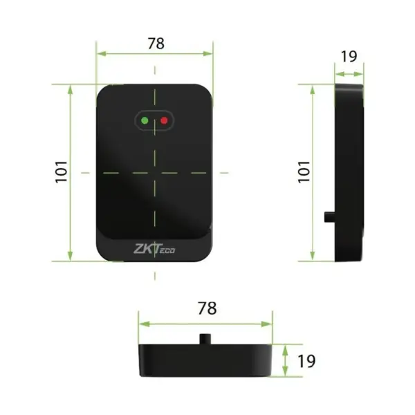 Зчитувач безконтактних карт ZKTeco VR30