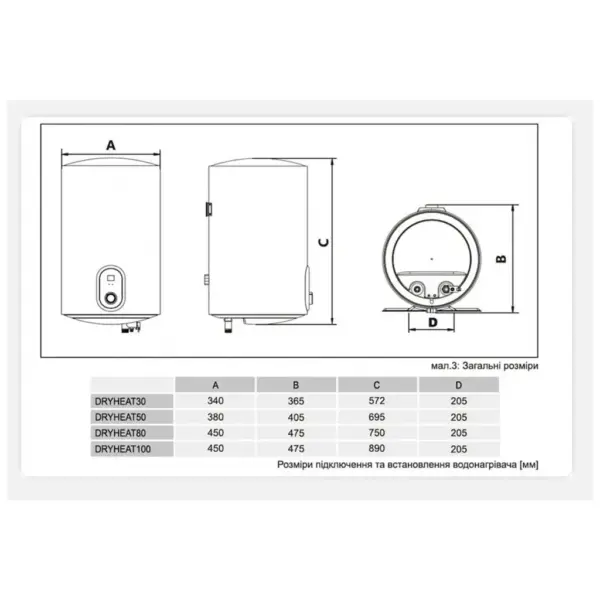Бойлер Gorenje DryHeat 100 (747939) Бойлер Gorenje DryHeat 100 (747939)