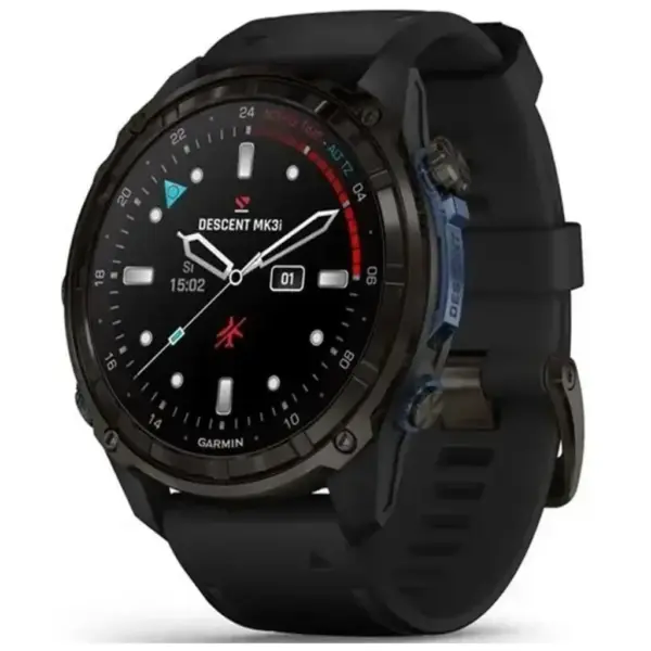 Смарт-годинник Garmin Descent Mk3i 51mm Cbn Gry DLC Ti/Blk Dive Cmptr, EURC,EMEA,GPS смарт- годинник (010-02752-16)