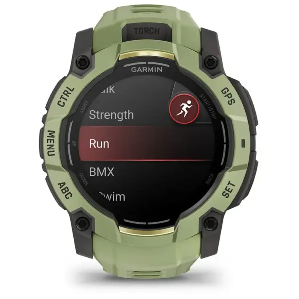 Смарт-годинник Garmin Instinct 3, 50mm, AMOLED, Fern Green/Gray, Fern Green Band, GPS смарт-годинник (010-03020-02)