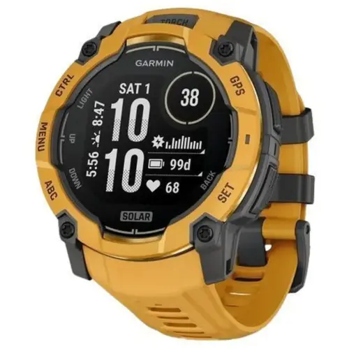 Смарт-годинник Garmin Instinct 3, 50mm, Solar, Sunburst/Gray, Sunburst/Gray Band, GPS смарт-годинник (010-02935-02) Смарт-годинник Garmin Instinct 3, 50mm, Solar, Sunburst/Gray, Sunburst/Gray Band, GPS смарт-годинник (010-02935-02)