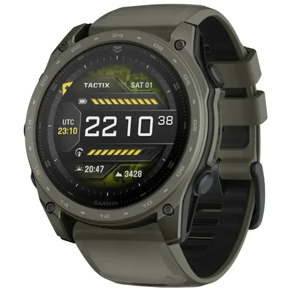 Смарт-годинник Garmin Tactix 8 Cerakote, Olive Drab, 51mm, GPS смарт-годинник (010-04553-11)