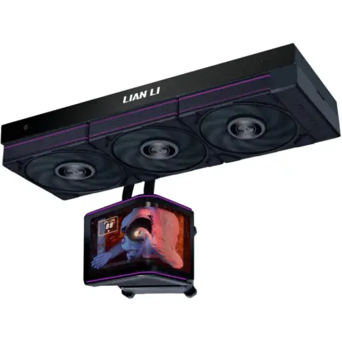 Система рідинного охолодження Lian Li Hydroshift II OLED Curved 360 P28, Black (G89.GHS2OLDC36PB.00)