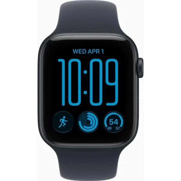 Смарт-годинник Apple Watch SE 3 2026 GPS 44mm Midnight Aluminium Case with Navy Blue Sport Band - S/M (MJL74RK/A)