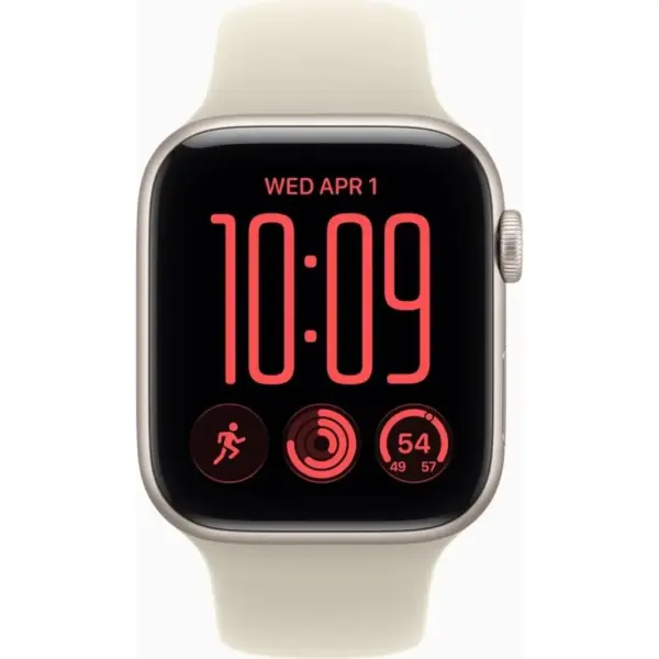 Смарт-годинник Apple Watch SE 3 2026 GPS + Cellular 44mm Starlight Aluminium Case with Sand Sport Band - M/L (MJLN4RK/A) Смарт-годинник Apple Watch SE 3 2026 GPS + Cellular 44mm Starlight Aluminium Case with Sand Sport Band - M/L (MJLN4RK/A)