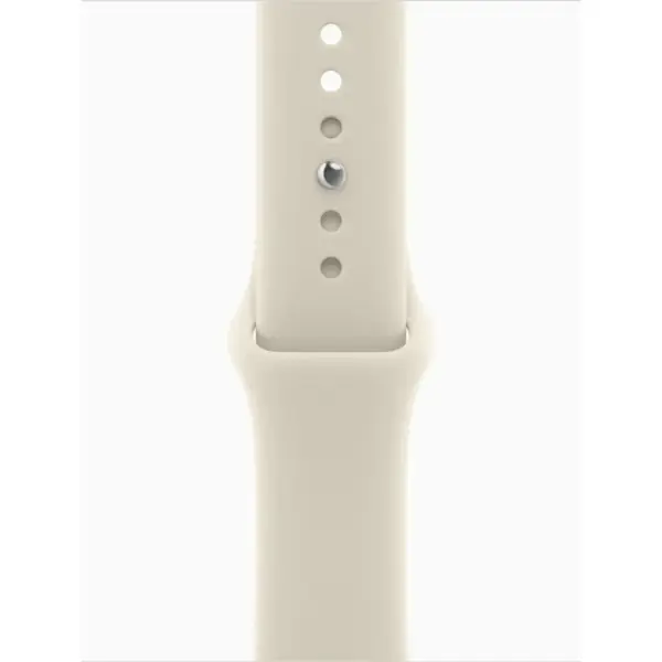Смарт-годинник Apple Watch Series 12 GPS 42mm Light Gold Aluminium Case with Sand Sport Band - S/M (MJED4RK/A)