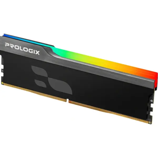Модуль пам'яті для комп'ютера DDR4 16GB 3200 MHz Onyx Black RGB Prologix (PRO16GB3200YBR4) Модуль пам'яті для комп'ютера DDR4 16GB 3200 MHz Onyx Black RGB Prologix (PRO16GB3200YBR4)